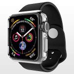 Wholesale Apple Watch Series 6 / SE / 5 / 4 Transparent Ultra-Thin All Around Bumper Protective Case 40MM (Clear)